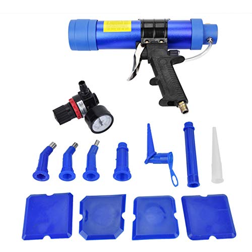 Pistola neumática para pegamento en vidrio ajustable miniatura 1