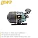 Lew's Wally Marshall Signature Series Spincast Fishing Reel, 2+1 Bearings, 4.3:1 Gear Ratio, All Metal Gears, Reversible Handle (Clam Packaging)
