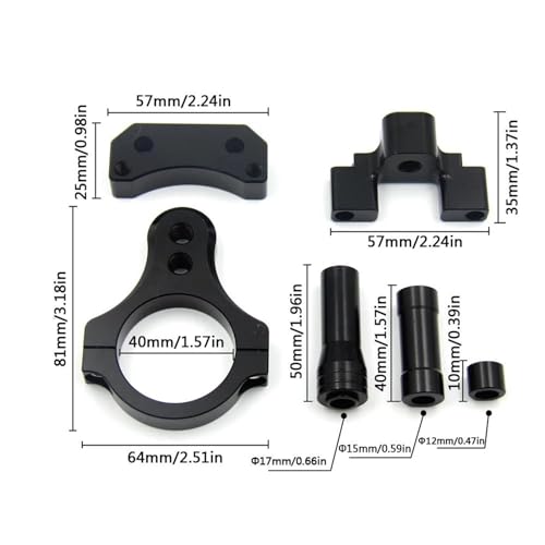 Kit support de stabilisation direction moto CNC pour Yamaha YZFR25 évite les vibrations guidon