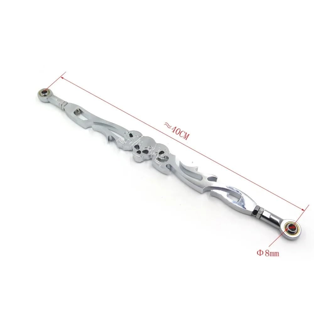 oś dźwigienek wydech Pasuje do Harley Softail FXDWG Dyna Wide Glide FLHR FLT CHROME części silnika mechanizmu zmiany biegów czaszki zestaw dźwigienek wydech(MT288-002-CD)