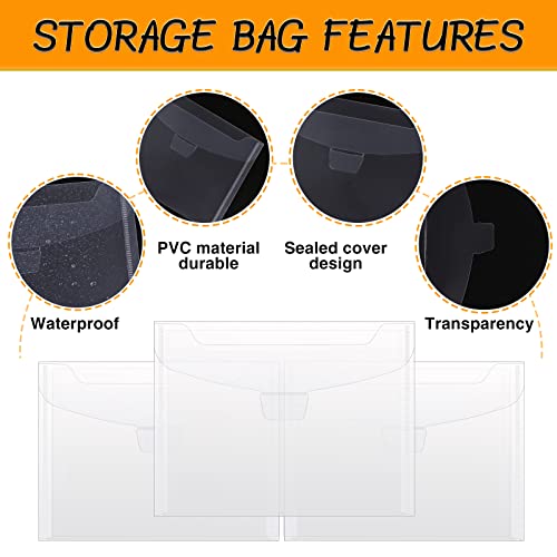 Image of 80 PCS Stamp and Die Storage Bag and Rubber Magnetic Sheets, Die Storage Set for Storage Die Cutting, DIY Scrapbooking
