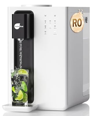 WaterFirst® Dr.Water Y Countertop Reverse Osmosis Water Filter, 5 Stage RO Water Filtration System, Water Purifier for Home, 3: 1 Pure to Drain, NSF/ANSI 58 Certified, BPA Free,No Installation,80 GPD