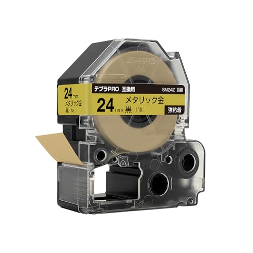 �L���O�W���p �e�v�� PRO SM24Z 24mm ���^���b�N���e�[�v ������ ���S�� �P�i �݊��e�[�v �e�v��PRO�p �e�[�v�J�[�g���b�W