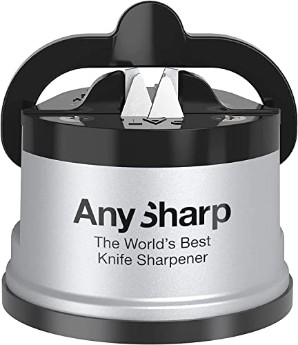 Image of AnySharp Global Knife Sharpener with PowerGrip, Silver