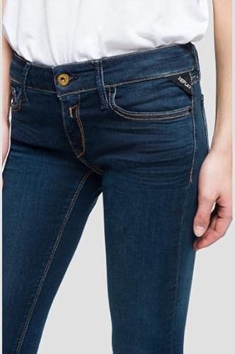 Replay - Luz, Jeans da Donna, Blu (Blue Denim