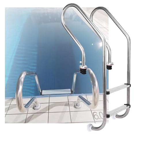 Escalera para Piscina de Acero Inoxidable 2 Escalones miniatura 1
