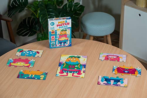 Ravensburger Puzzle, Mostri Divertenti, Linea Mix