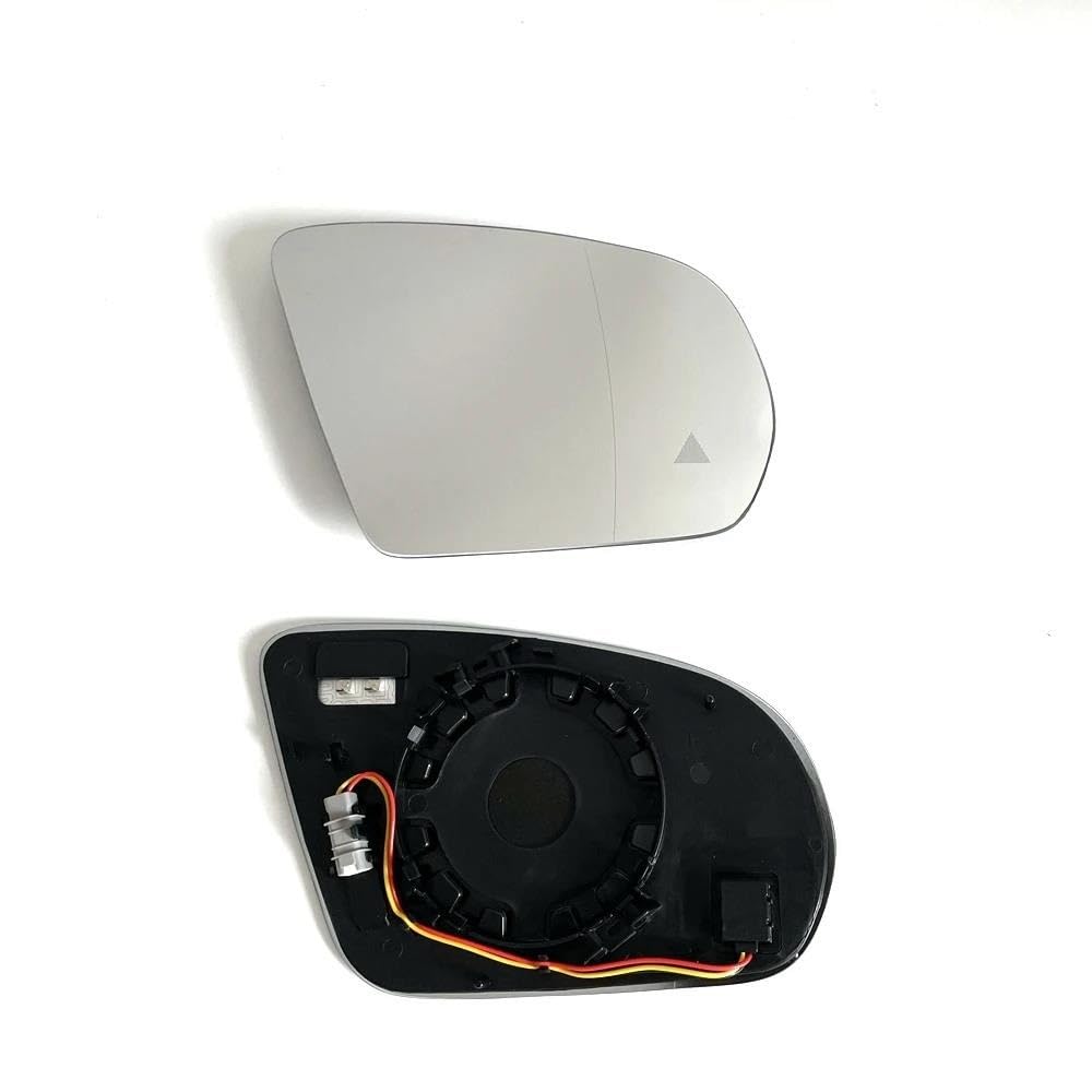 Cristal Espejo Retrovisor para Benz para Clase A para CLA para W177 para W178 2019-2020 Cristal Espejo Retrovisor Calefactable Detector Ángulo Izquierdo Derecho(LHD Right)