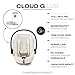 Cybex Cloud G Comfort Extend Infant Car Seat with Anti-Rebound Base, Linear Side Impact Protection, Latch Install, Ergonomic Full Recline, Extended Leg Rest