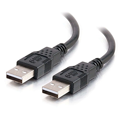 C2G 2m USB 2.0 A Cable M - Cable USB (USB A, USB A, Macho/Macho, Negro) Cover