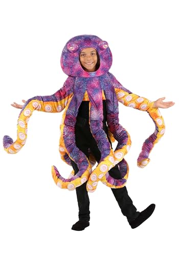 Disfraz completo de pulpo morado para niño