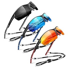 3 Black & Mirrored Ice Blue & Mirrored Tangerine