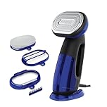 Conair GS108C Extreme Steam Handheld & Iron 2-in-1 with Turbo (Steam or Press) Blue, 1875W Advanced Steamer for Clothes, Clothes Steamer, Travel Steamer