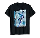 Blue Beetle Jaime Reyes Blue Grid Background Poster T-Shirt