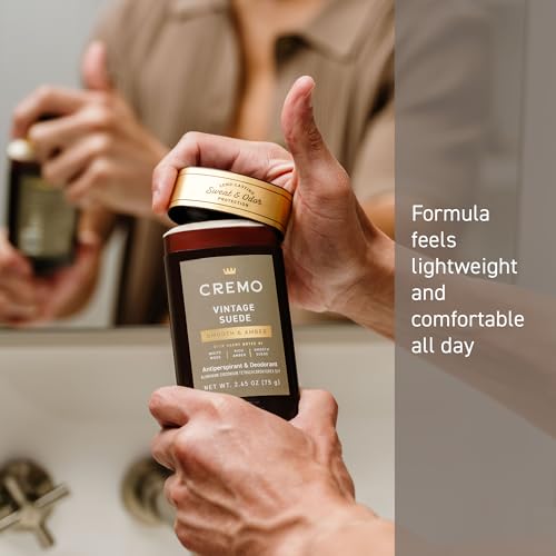 Image of Cremo Deodorant for Men, 48-hour Sweat and Odor Protection