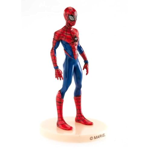 Dekora - Tortendeko Geburtstag Cake Topper | Torten Deko Geburtstag Spiderman Figur für Torte - Torten Zubehör aus PVC, 9 cm