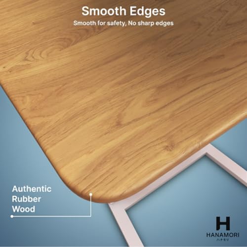 Image of Hanamori Rise: (Self-Installing) Height Adjustable Table - 3 Heights | Foldable - No Tools Needed Setup | Desk for WFH and Work | Study Table | Work Desk for Laptop /PC
