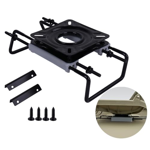 Support de siège de bateau à clipser pivotant 360° réglable