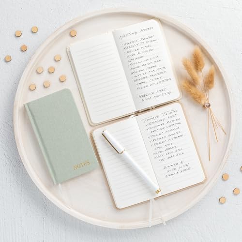 ZICOTO-Aesthetic-Linen-Pocket-Notebooks-Set-Of-3-For-Women-Men-Small-Pocket-Size-3x5-Notepads-With-Lined-Pages-Cute-Linen-Mini-Note-Pads-to-Stay-Organized-and-Boost-Productivity