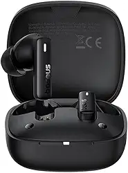 Baseus_Bowie_E19 ANC Fone De Ouvido Bluetooth Sem Fio com Cancelamento de Ruído Ativo 33h de Bateria IPX5 À Prova D'água (Preto)