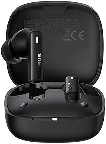 Baseus_Bowie_E19 ANC Fone De Ouvido Bluetooth Sem Fio com Cancelamento de Ruído Ativo 33h de Bateria IPX5 À Prova D'água (Preto)