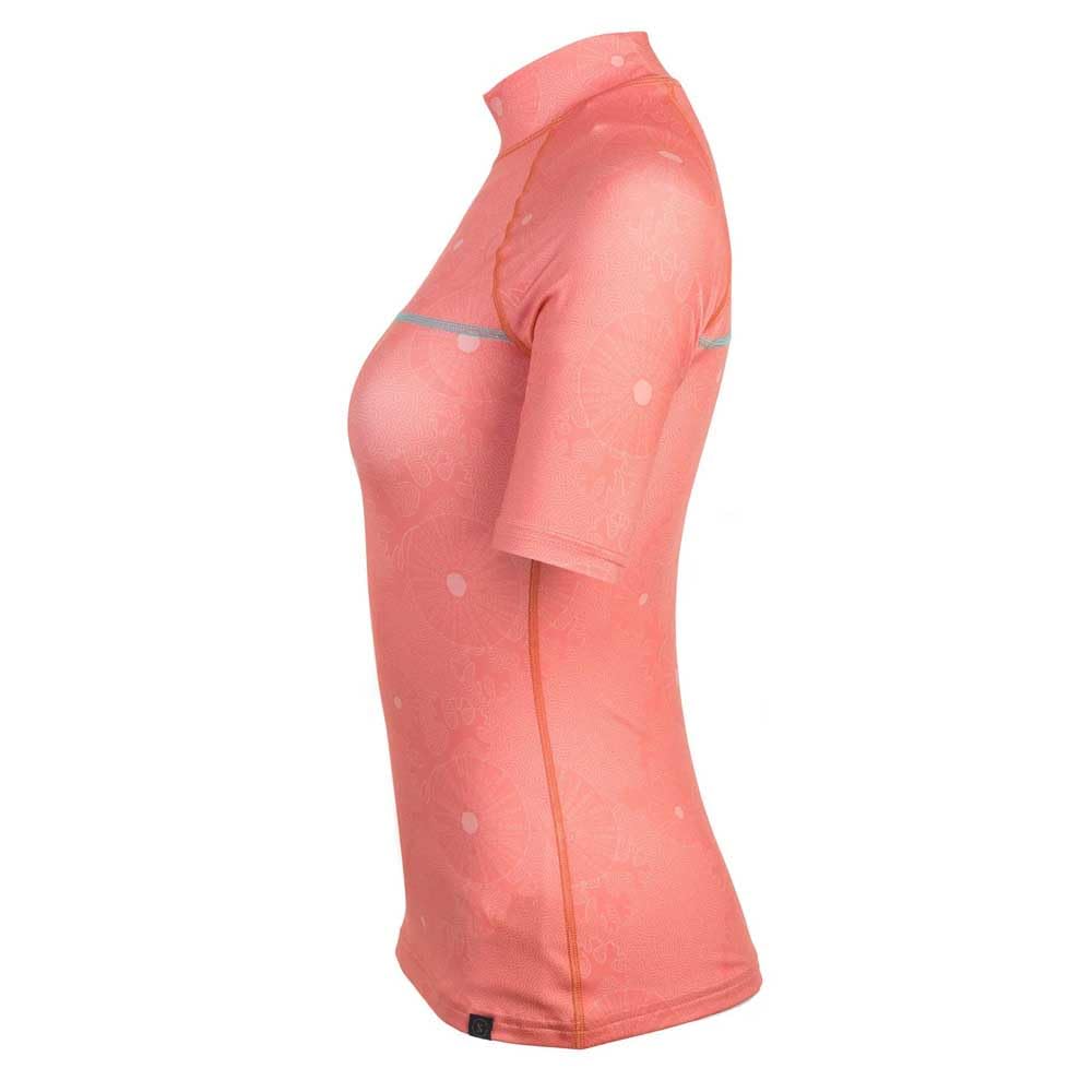 SCUBAPRO Rash Guard - T-Flex Coral SHS U50 Donna (IT, Testo, S, XXL, Regular, Regular)