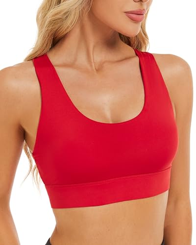 Sports Bras for Women High Impact Sports Bra - Removable Padded Yoga Racerback Bra Workout Crop Tops3