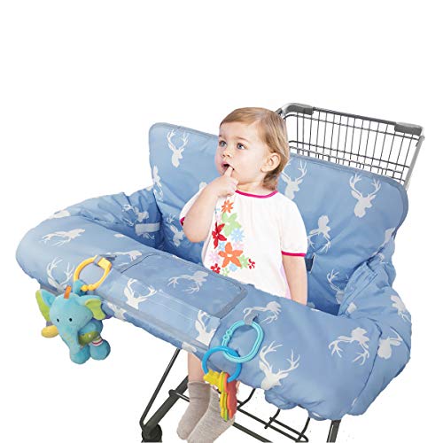 image for ICOPUCA Shopping Cart Cover for Baby boy Girl, Non-Slip Design Cart Co