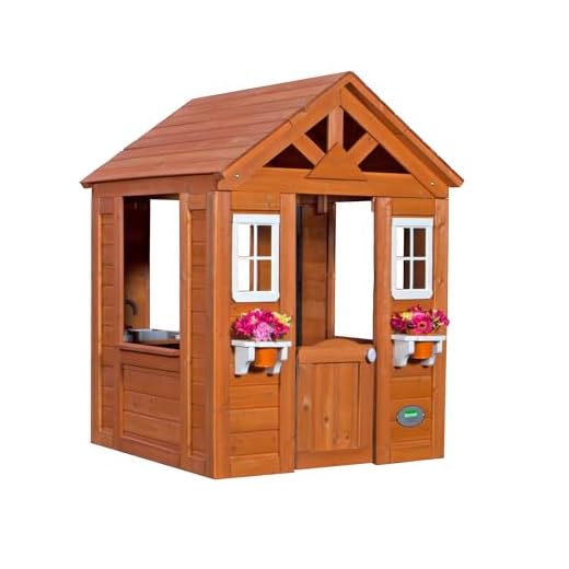 Backyard Discovery- Timberlake Playhouse, Color marrón (65314)