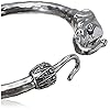 Lucky-Brand-Womens-Bombay-Fillagree-Elephant-Cuff Lucky Brand Silver Elephant Cuff Bracelet, 2.38"