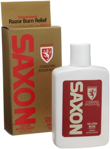 Saxon Golden Musk Aftershave Cream, 2.5-Ounce. Boxes