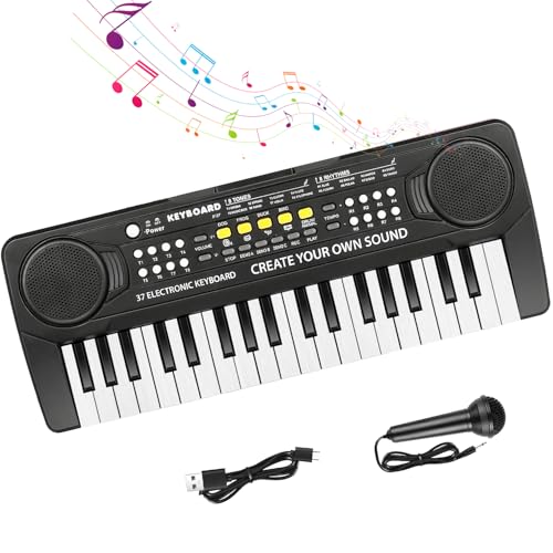 Electronic Piano Keyboard 37 Keys Multifunctional Keyboard Piano for Kids