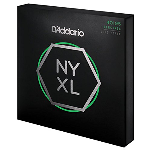 Image of D'Addario NYXL4095 Nickel Wound Bass Guitar Strings, Super Light, 40-95, Long Scale