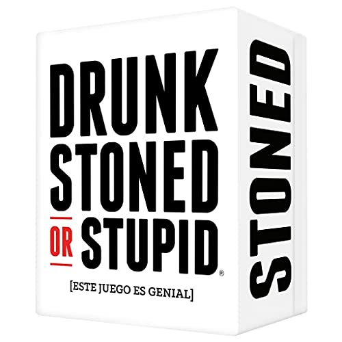 6 mejores juegos de mesa para adultos 21 Asmodee | Drunk, Stoned or Stupid | Juego de Cartas para Fiestas con...