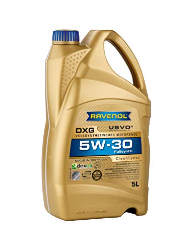 Ravenol j1a1567-005 dxg 5w-30 fully synthetic motor oil…