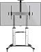 Produktbild RICOO Premium TV-Boden-Ständer Bildschirm-Halterung Rollbar -FS0610- Universal für 55-110 Zoll Flach Curved Fernseher (bis zu 100Kg, Max-VESA 1000x600) Stand-Fuß Höhenverstellbar mit Rollen