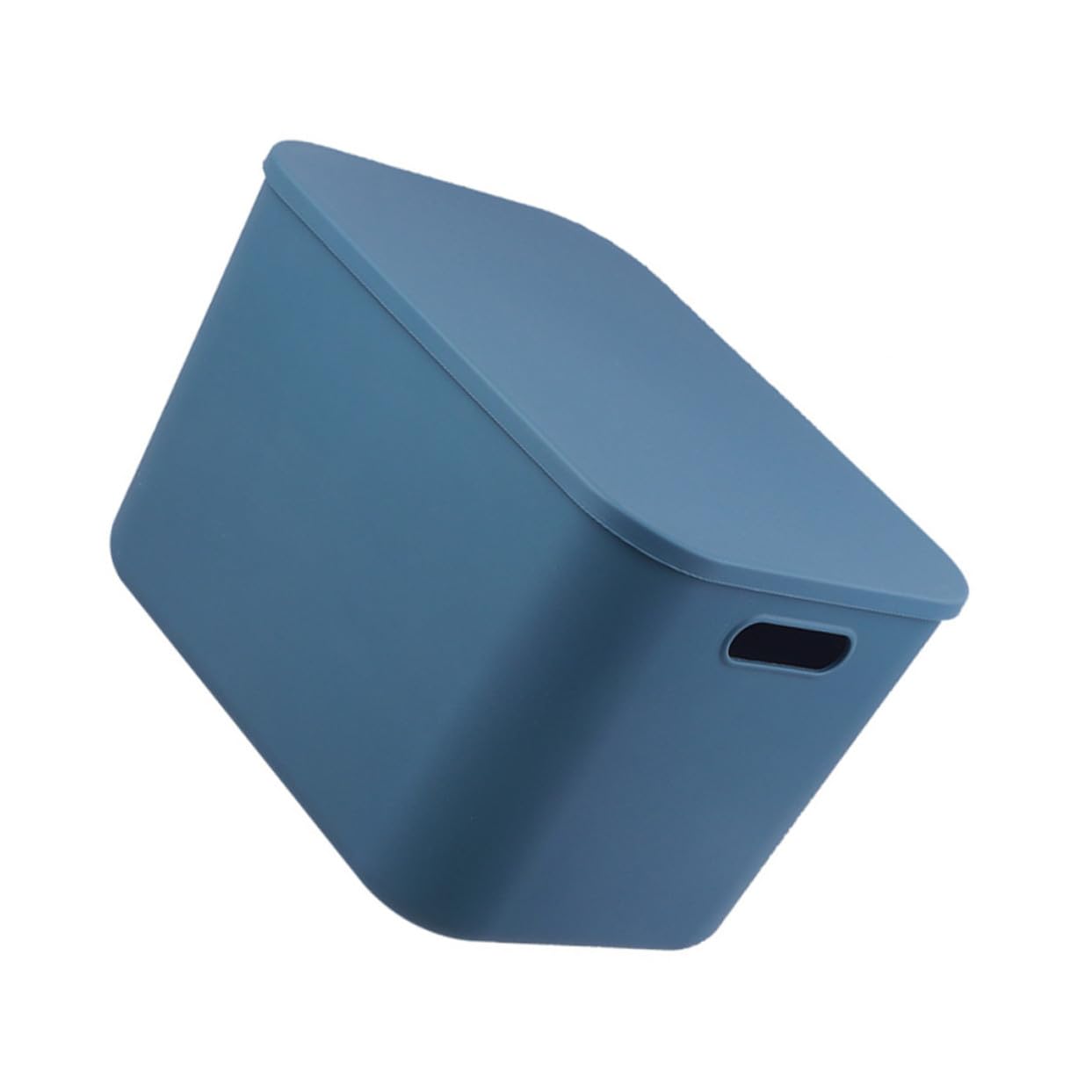 TOYANDONA Aufbewahrungsbox mit Deckel, Würfel Organizer aus Pp, Blau