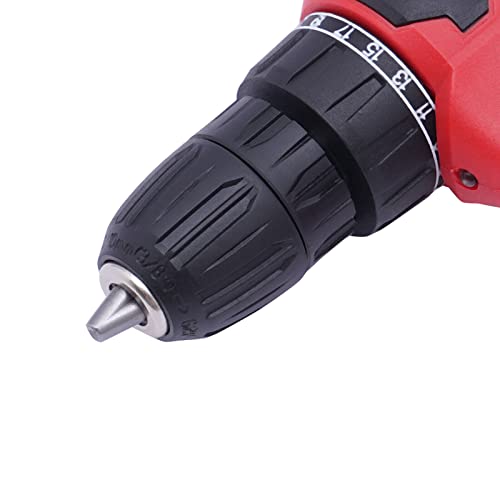 Akkuschrauber 21V, Akku Bohrschrauber Set mit Batterie & Ladegerät, Akku Schlagbohrschrauber Akkubohrer Bürstenloser Hammerbohrer Bohrmaschine – Bild 4