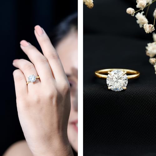 Certified 2.5 Ct Lab Grown Diamond Engagement Ring for Women, Ef-Vs Quality, 9mm Diamond Solitaire Ring - Ready To Gift2