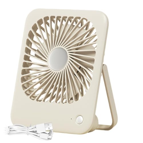 Ventilador de escritorio personal, ventilador de refrigeración ajustable, soplador personal para circulación de aire, unidad de alimentación portátil, herramienta de refrigeración de escritorio con