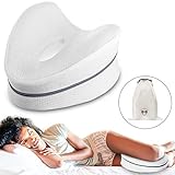 Godmorn Almohada Piernas para Dormir, Ergonómico Cojín Ortopédico, Ideal para ciática, Caderas, articulaciones, Alivio de Dolores de Embarazo y Dormir de Lado - Opción Ideal para Dormir de Lado