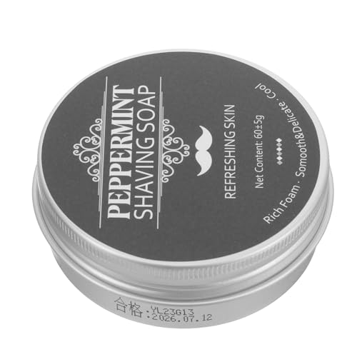 FOMIYES Jabón Para Barba De Hombre Jabón De Afeitar De Menta Maquinilla De Afeitar Champú Para Hombres Jabón Para Barba Kit De Cuidado De Barba Oscura Máquina De Afeitar Para Hombres