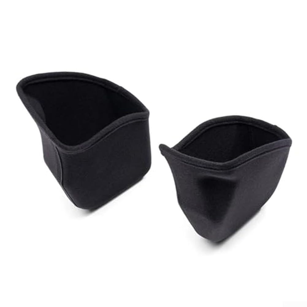 Doublure de boîte à gants de moto Fltrxse Touring Series - Organiseur de rangement épais absorbant les chocs - Accessoire intérieur en tissu noir (doublure de boîte à gants)