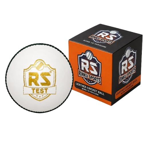 R S Professional White Test 4 Piece Cricket Leather Ball Power Series Hand Stitched Ideal for T20, ODI & Test Matches-image-8