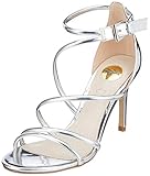  Buffalo Damen ASHA Riemchensandalen, Grau (Silver 000), 39 EU