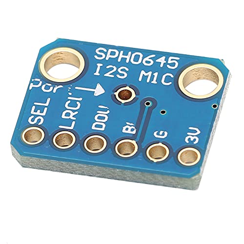 Módulo de Microfone MEMS, Interface I2S, Intervalo de 50Hz - 15kHz, Relógio e Pinos de Dados, Canais