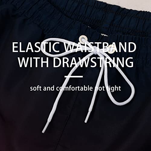 Lansbojun Mens Swim Trunks 5 Inch Inseam Bathing Suit Quick Dry Swim Shorts with Pockets3