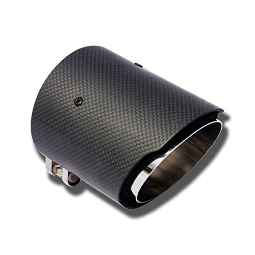 Punta de escape para coche en acero inoxidable negro brillante para M2, M3 y M4