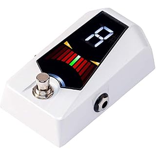 Korg Pitchblack Advance – Pédale accordeur – Sparkle white - Les Beatles, Paul McCartney, John Lennon, RIngo Starr, George Harrison Korg Pitchblack Advance - Pédale accordeur - Sparkle white – Image 2