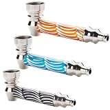 3pc 3-inch Short Tobacco Pipe Set for Tobacco Pipe Removable Cleaning Ashtray Accessories, Pipe Cleaner Tools for Pipe Lovers,(Pack of 3)